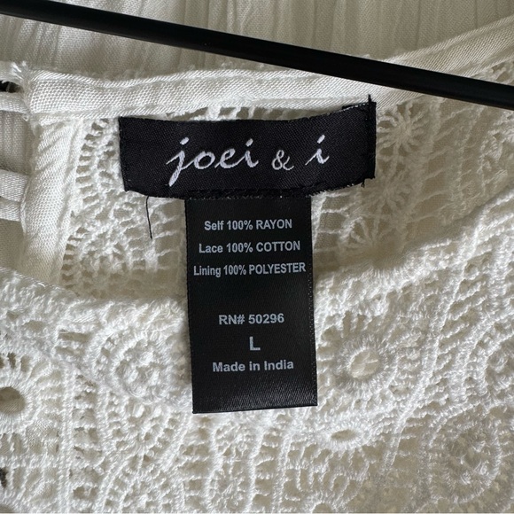 Joei and i White Midi Dress Size‎ Large - Picture 11 of 12